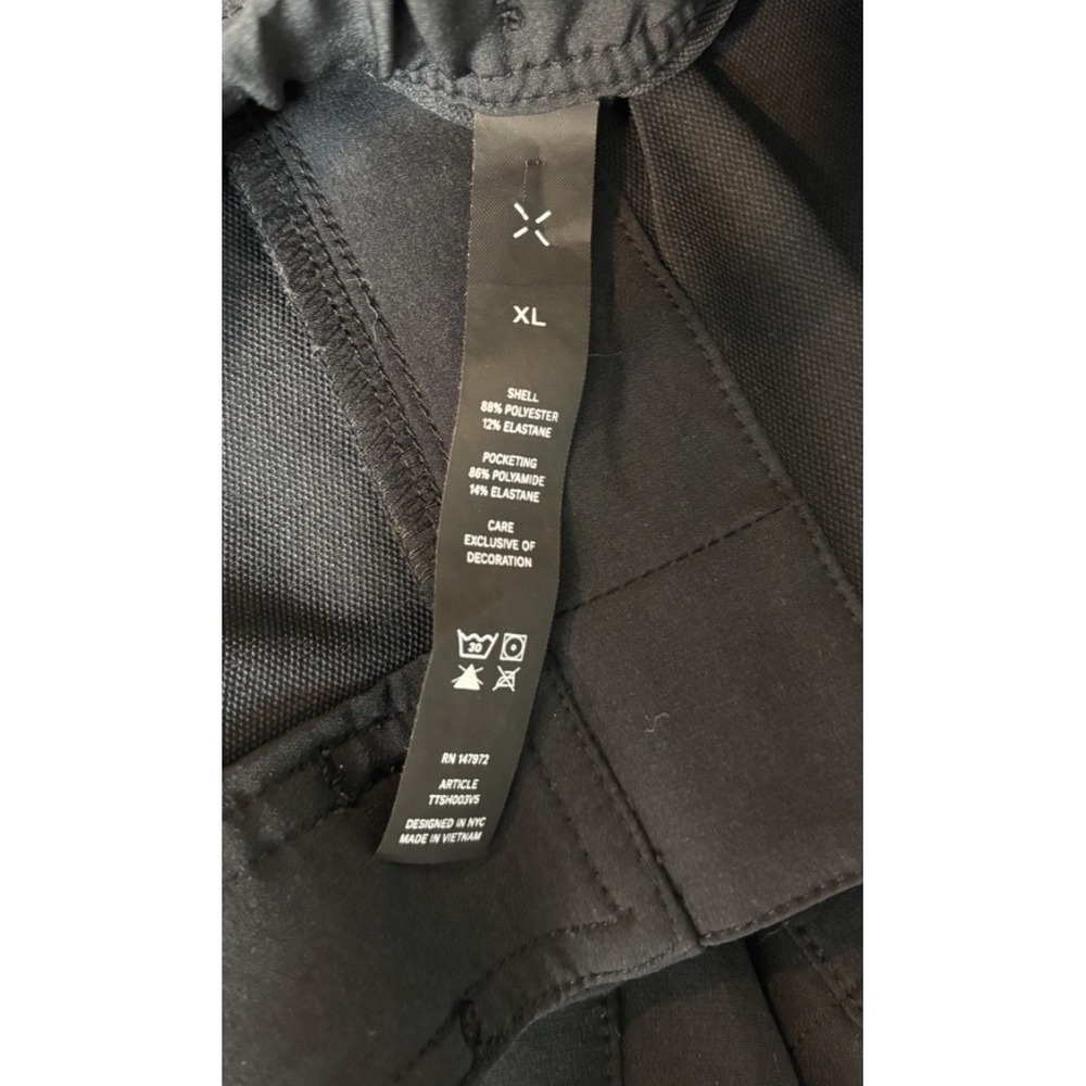 Ten Thousand Shorts Men XL Black Foundation 7" Linerless Performance Athleisure - Picture 6 of 6